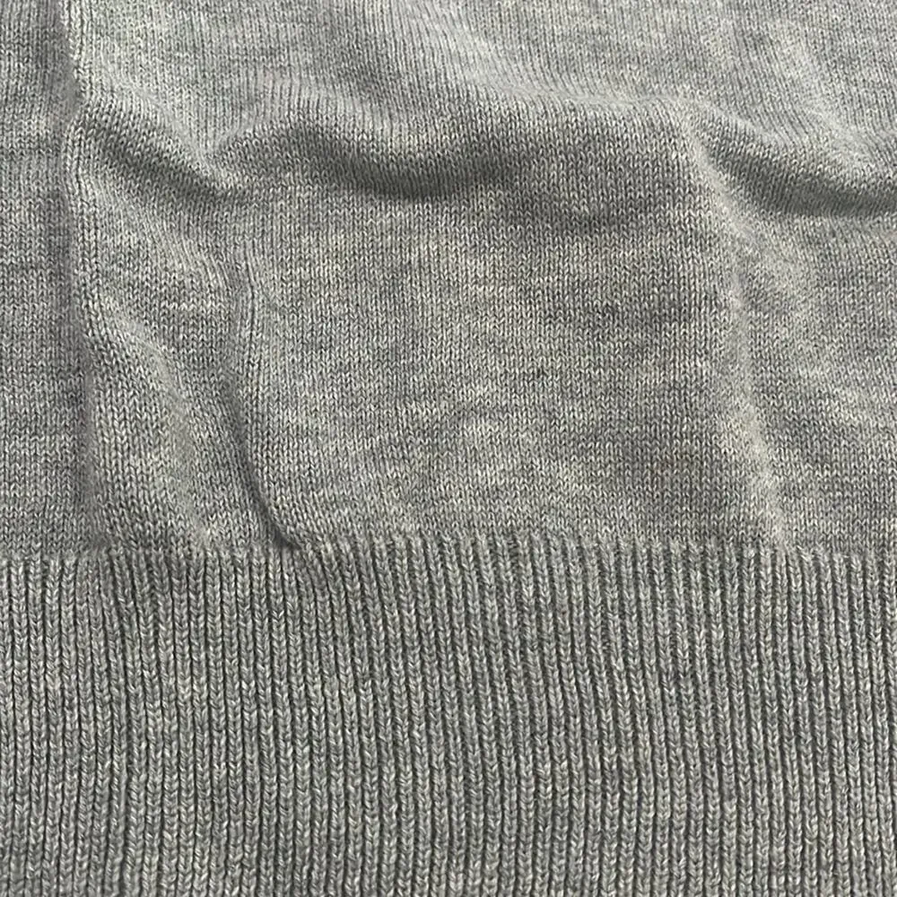 Children’s Place Sweater Boys XL 14 Long Sleeve V-neck Heather Grey 100% Cotton